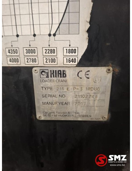 Brazo Hiab Occ Autolaadkraan Hiab 211E P - 3 HIDUO: foto 7
