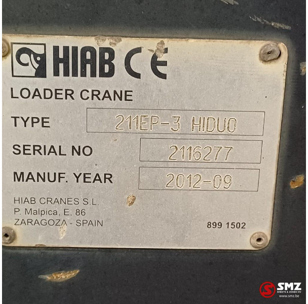 Brazo Hiab Occ Autolaadkraan Hiab 211EP-3 + radio: foto 7