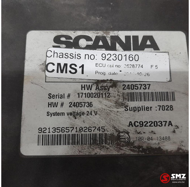 Scania Occ ECU CMS1 regeleenheid Scania - Unidad de control para Camión: foto 5 Scania Occ ECU CMS1 regeleenheid Scania - Unidad de control para Camión: foto 5