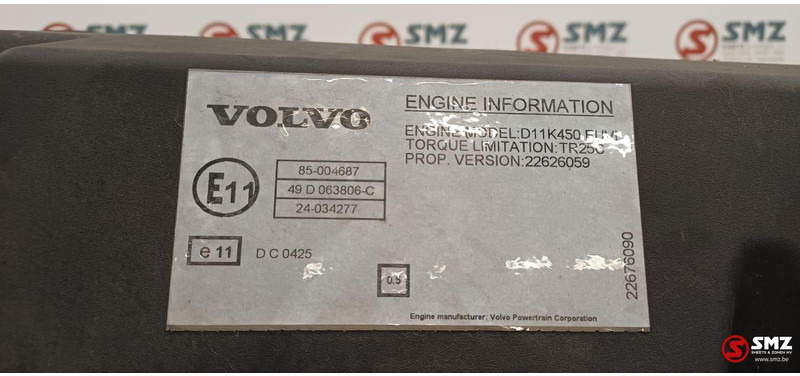 Volvo Occ motor D11K450 EUVI Volvo - Motor para Camión: foto 5 Volvo Occ motor D11K450 EUVI Volvo - Motor para Camión: foto 5