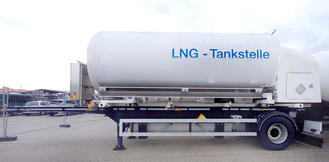 Schwingenschlögel LNG tank filling station Methan Gas Cryogenic tank gas tank - Semirremolque cisterna: foto 2 Schwingenschlögel LNG tank filling station Methan Gas Cryogenic tank gas tank - Semirremolque cisterna: foto 2