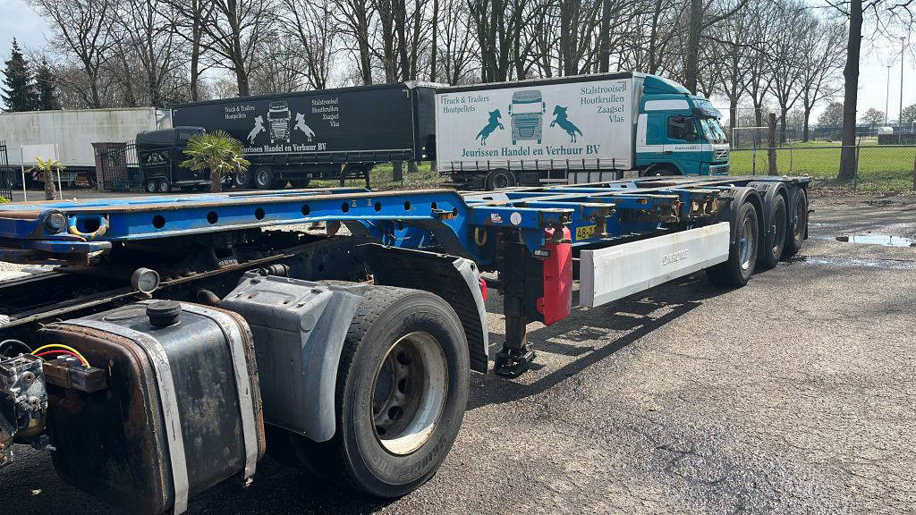 Krone 40FT HC, Voor en achter-uitschuifbaar, BPW 3 stuks - Semirremolque portacontenedore/ Intercambiable: foto 1 Krone 40FT HC, Voor en achter-uitschuifbaar, BPW 3 stuks - Semirremolque portacontenedore/ Intercambiable: foto 1