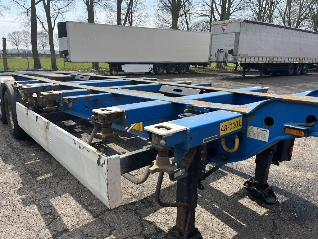 Krone 40FT HC, Voor en achter-uitschuifbaar, BPW 3 stuks - Semirremolque portacontenedore/ Intercambiable: foto 2 Krone 40FT HC, Voor en achter-uitschuifbaar, BPW 3 stuks - Semirremolque portacontenedore/ Intercambiable: foto 2