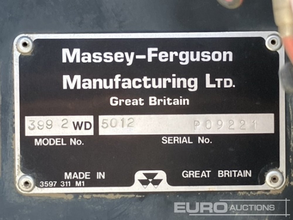 1996 Massey Ferguson 399 - Tractor: foto 5 1996 Massey Ferguson 399 - Tractor: foto 5