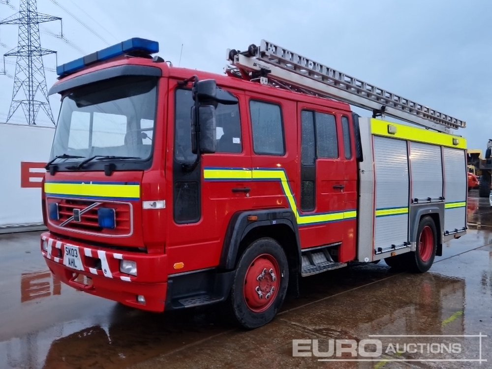 2003 Volvo FL6H - Camión de bomberos: foto 1 2003 Volvo FL6H - Camión de bomberos: foto 1