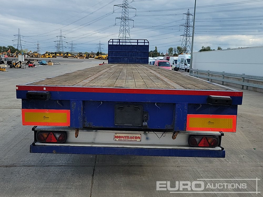 2005 Montracon Tri Axle Flatbed Trailer - Semirremolque plataforma/ Caja abierta: foto 4 2005 Montracon Tri Axle Flatbed Trailer - Semirremolque plataforma/ Caja abierta: foto 4