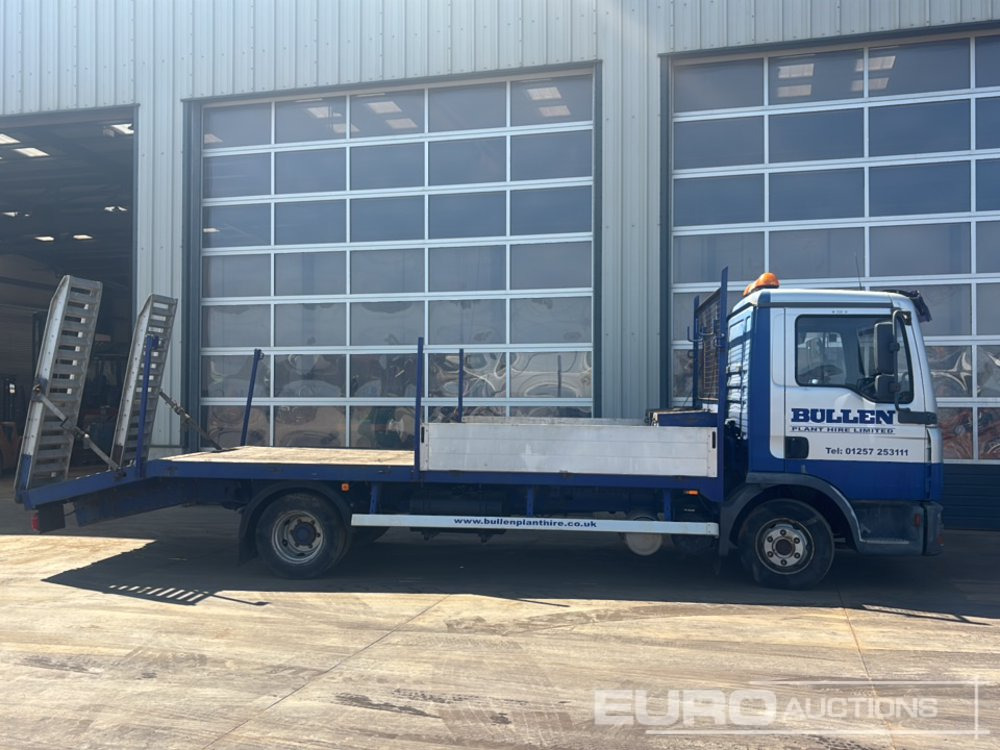 2006 MAN 4x2 Beavertail Plant Lorry, Winch, Ramps, Automatic Gearbox (Electrical Fault) - Camión portavehículos: foto 5 2006 MAN 4x2 Beavertail Plant Lorry, Winch, Ramps, Automatic Gearbox (Electrical Fault) - Camión portavehículos: foto 5