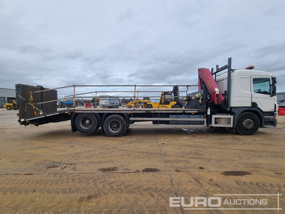 Camión caja abierta para transporte de equipos pesados 2009 Scania P310: foto 6 Camión caja abierta para transporte de equipos pesados 2009 Scania P310: foto 6