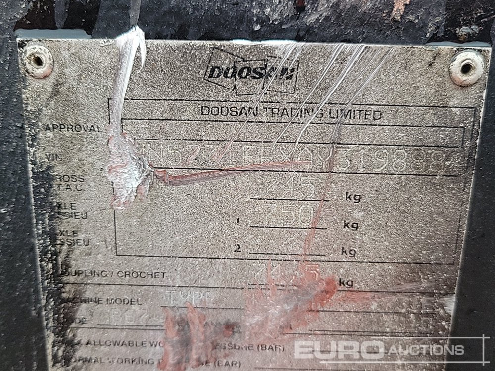 Compresor de aire 2010 Doosan 731E: foto 30