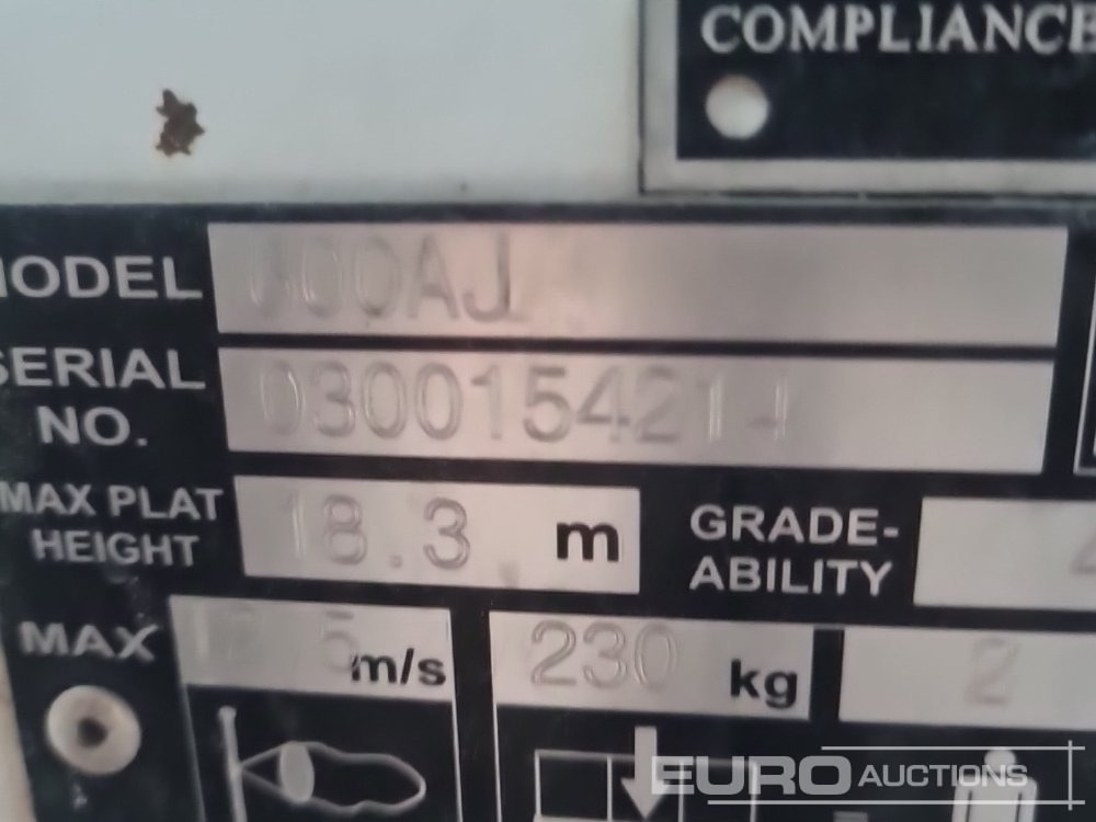 Plataforma elevadora 2011 JLG 600AJ: foto 40 Plataforma elevadora 2011 JLG 600AJ: foto 40