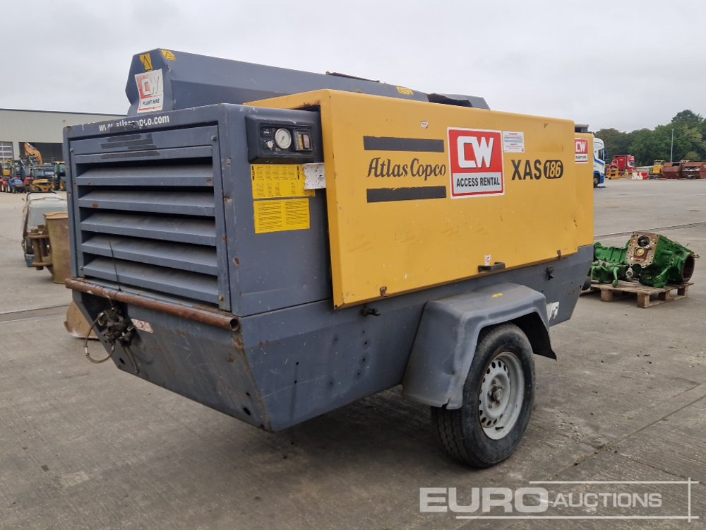 2012 Atlas Copco XAS186 - Compresor de aire: foto 5 2012 Atlas Copco XAS186 - Compresor de aire: foto 5