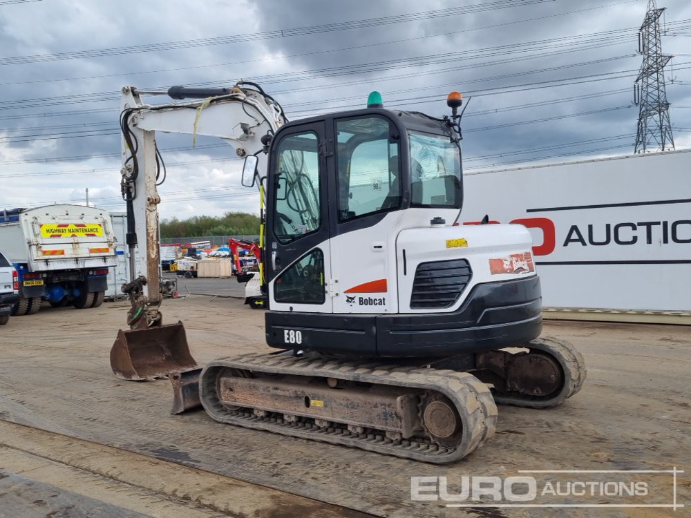 2012 Bobcat E80 - Miniexcavadora: foto 3 2012 Bobcat E80 - Miniexcavadora: foto 3