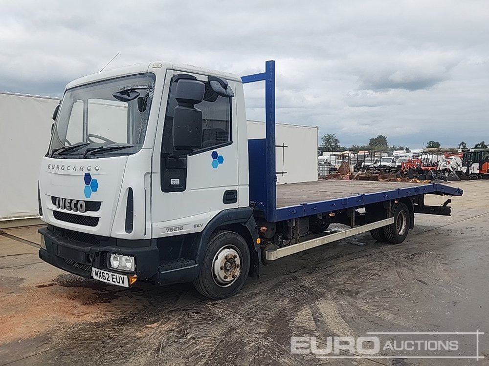 2012 Iveco 75E-16 - Camión caja abierta: foto 1 2012 Iveco 75E-16 - Camión caja abierta: foto 1