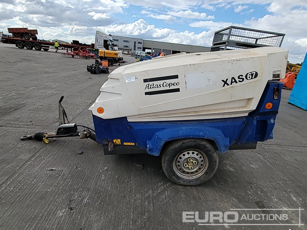 2013 Atlas Copco XAS67 - Compresor de aire: foto 2 2013 Atlas Copco XAS67 - Compresor de aire: foto 2