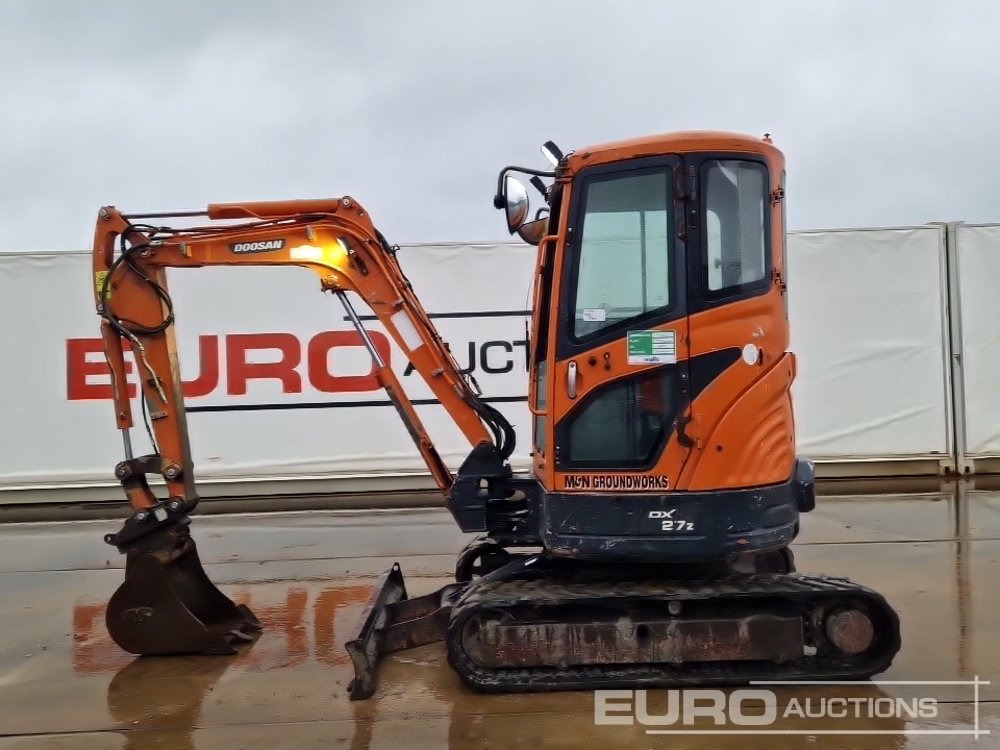 2013 Doosan DX27Z - Miniexcavadora: foto 2 2013 Doosan DX27Z - Miniexcavadora: foto 2