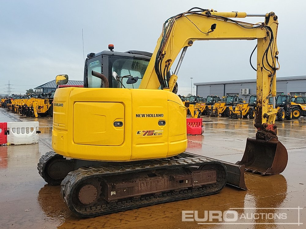 2013 New Holland Kobelco E75CSR - Miniexcavadora: foto 5 2013 New Holland Kobelco E75CSR - Miniexcavadora: foto 5