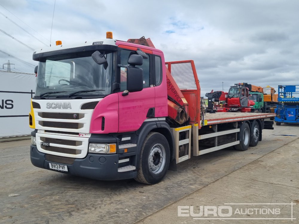 2013 Scania P280 - Camión caja abierta: foto 1 2013 Scania P280 - Camión caja abierta: foto 1