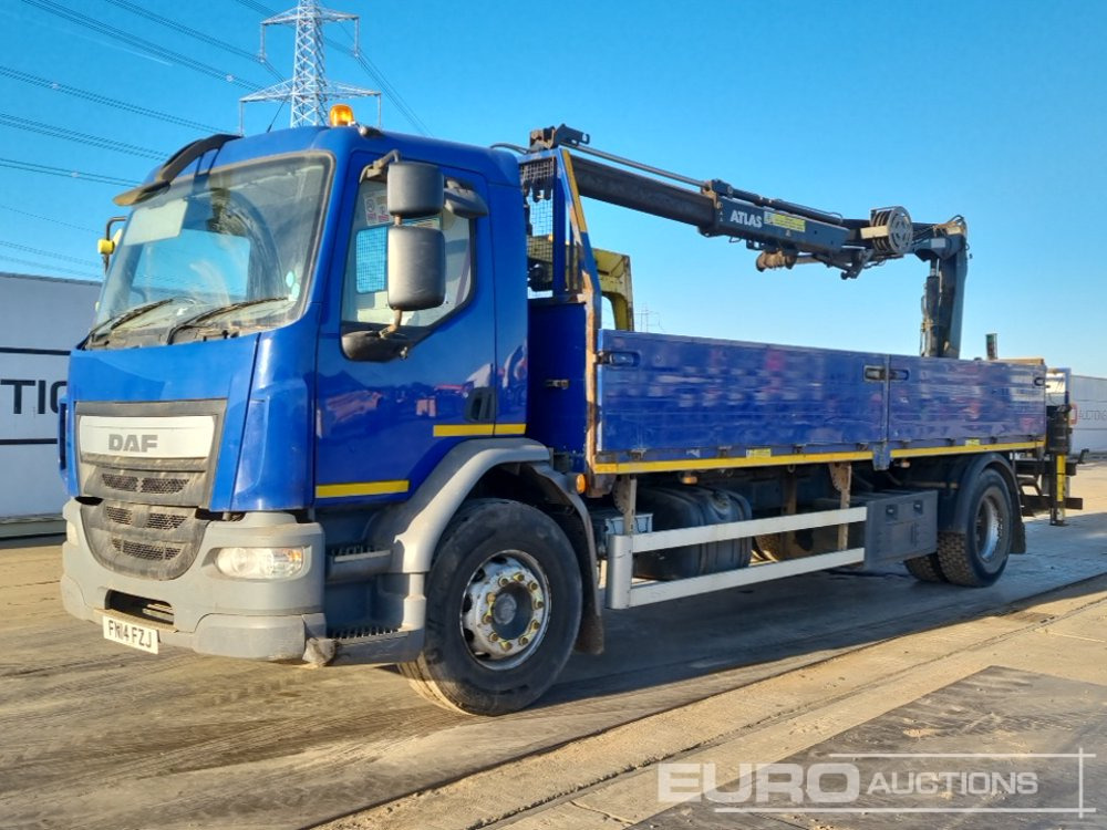2014 DAF LF220 - Camión caja abierta: foto 1 2014 DAF LF220 - Camión caja abierta: foto 1
