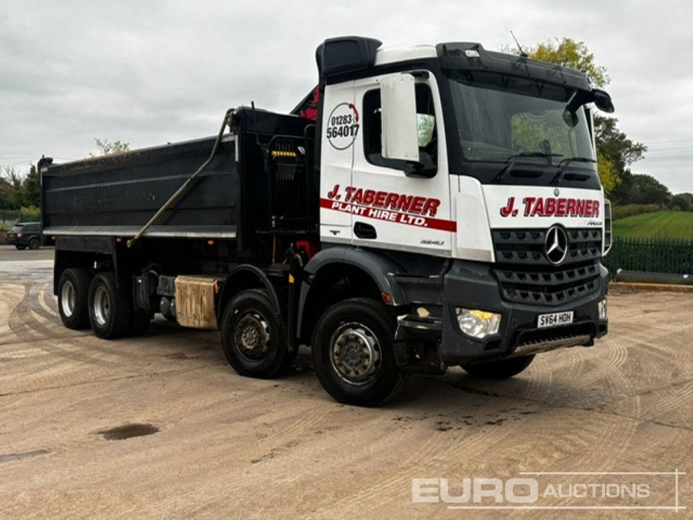 2014 Mercedes 3240 - Camión volquete, Camión grúa: foto 3 2014 Mercedes 3240 - Camión volquete, Camión grúa: foto 3