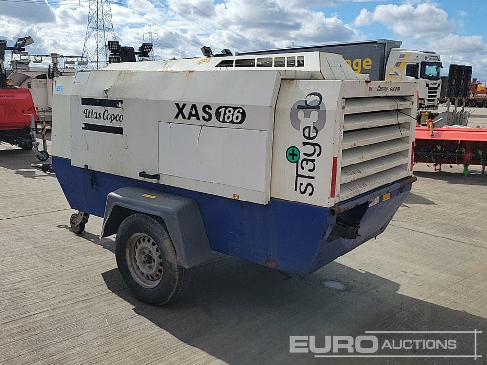2016 Atlas Copco XAS186 - Compresor de aire: foto 3 2016 Atlas Copco XAS186 - Compresor de aire: foto 3