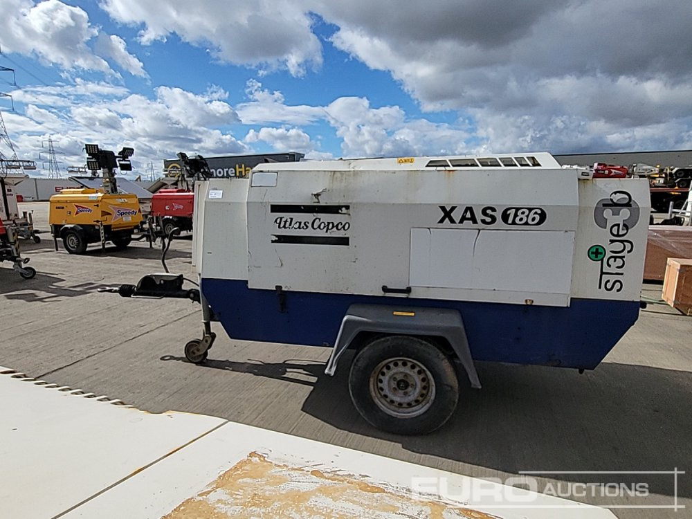 2016 Atlas Copco XAS186 - Compresor de aire: foto 2 2016 Atlas Copco XAS186 - Compresor de aire: foto 2