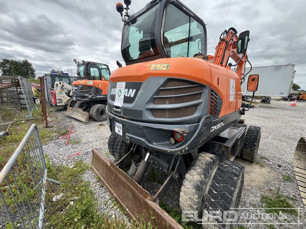 2016 Doosan DX57W-5 - Excavadora de ruedas: foto 4 2016 Doosan DX57W-5 - Excavadora de ruedas: foto 4