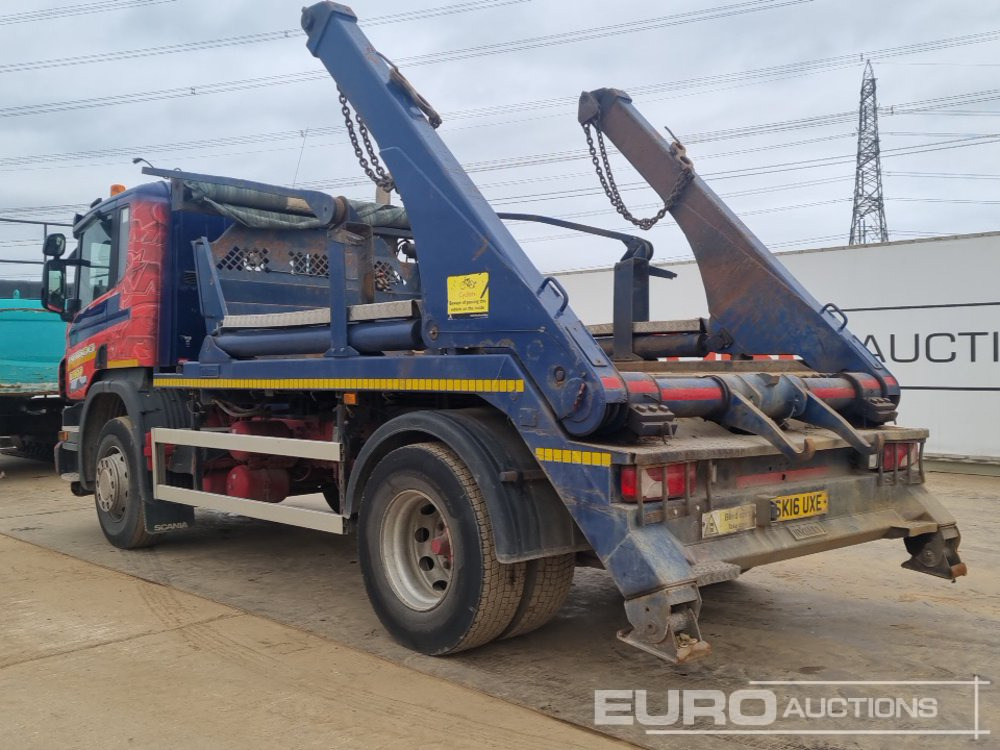 2016 Scania P250 - Camión portacontenedor de cadenas: foto 3 2016 Scania P250 - Camión portacontenedor de cadenas: foto 3