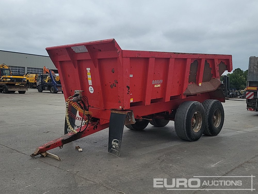 2017 Bailey 20 Ton Twin Axle Dump Trailer, Air/Hydraulic Brakes - Remolque agrícola: foto 1 2017 Bailey 20 Ton Twin Axle Dump Trailer, Air/Hydraulic Brakes - Remolque agrícola: foto 1