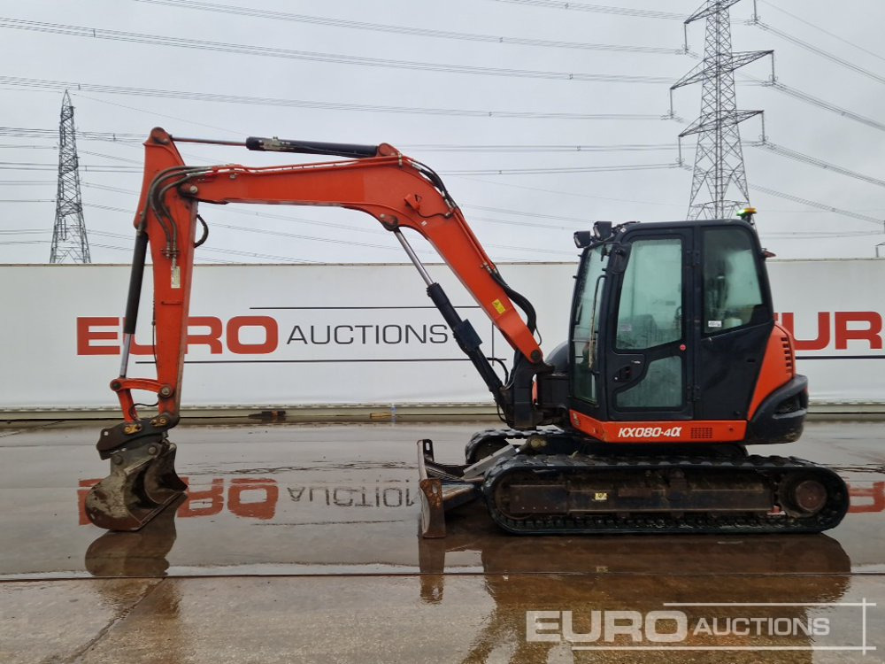 2017 Kubota KX080-4A - Miniexcavadora: foto 2 2017 Kubota KX080-4A - Miniexcavadora: foto 2