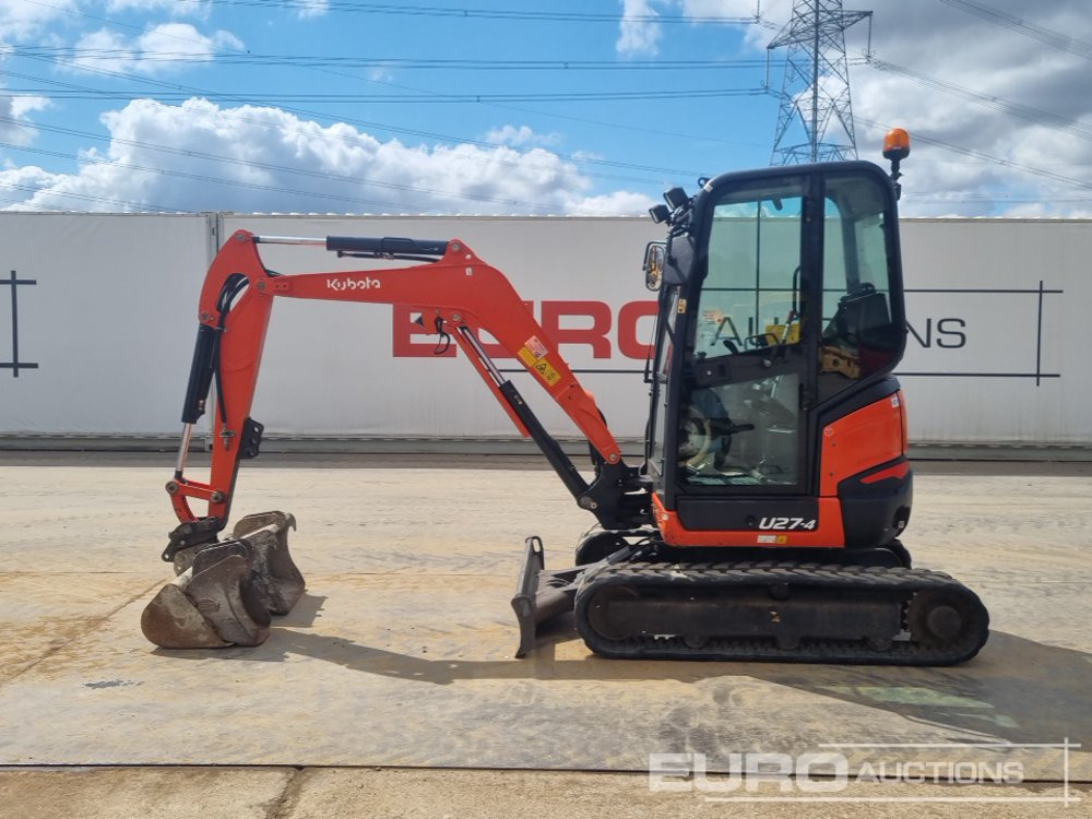 2017 Kubota U27-4 - Miniexcavadora: foto 2 2017 Kubota U27-4 - Miniexcavadora: foto 2