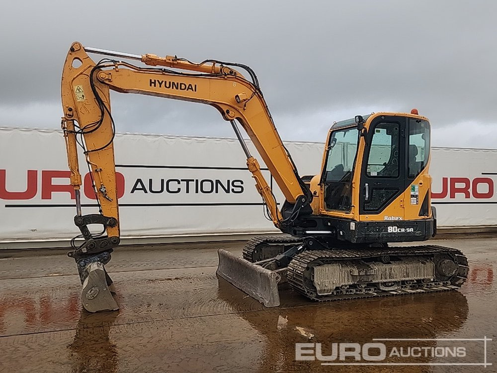 2018 Hyundai R80CR-9A - Miniexcavadora: foto 1 2018 Hyundai R80CR-9A - Miniexcavadora: foto 1