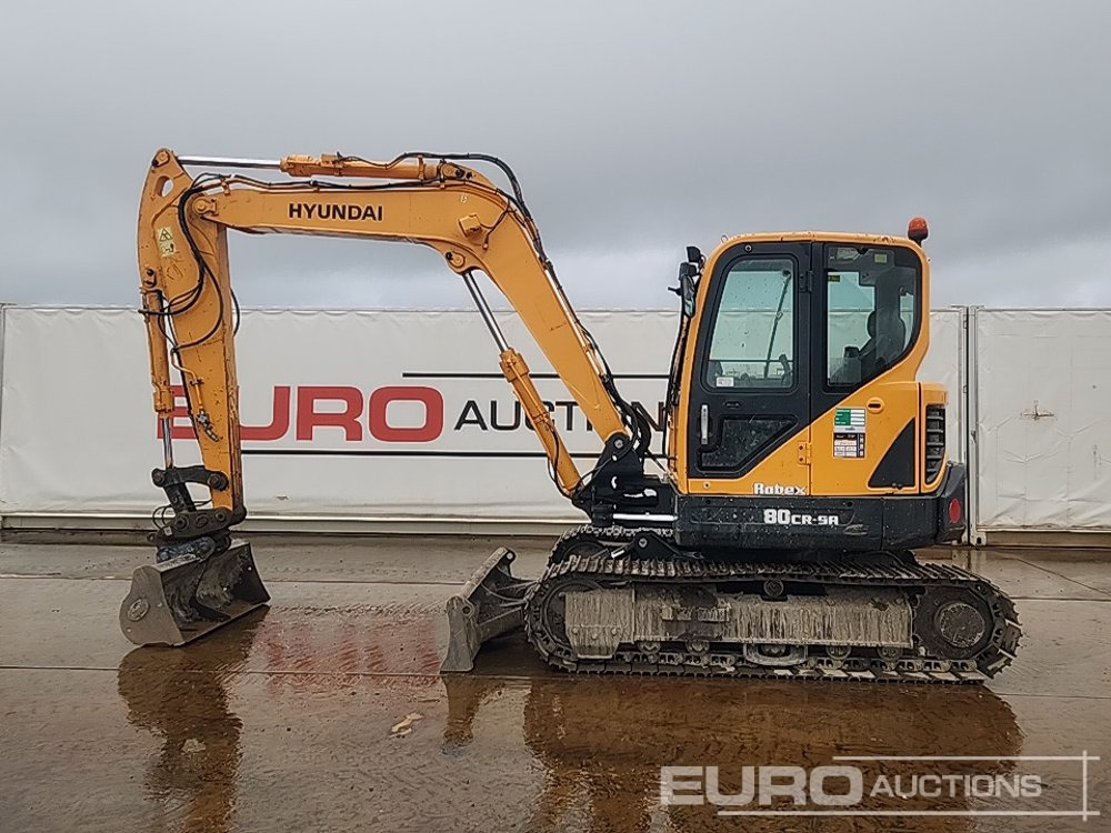 2018 Hyundai R80CR-9A - Miniexcavadora: foto 2 2018 Hyundai R80CR-9A - Miniexcavadora: foto 2