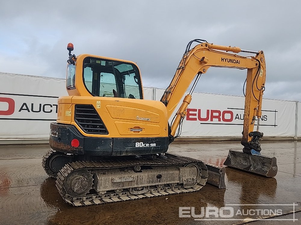 2018 Hyundai R80CR-9A - Miniexcavadora: foto 5 2018 Hyundai R80CR-9A - Miniexcavadora: foto 5