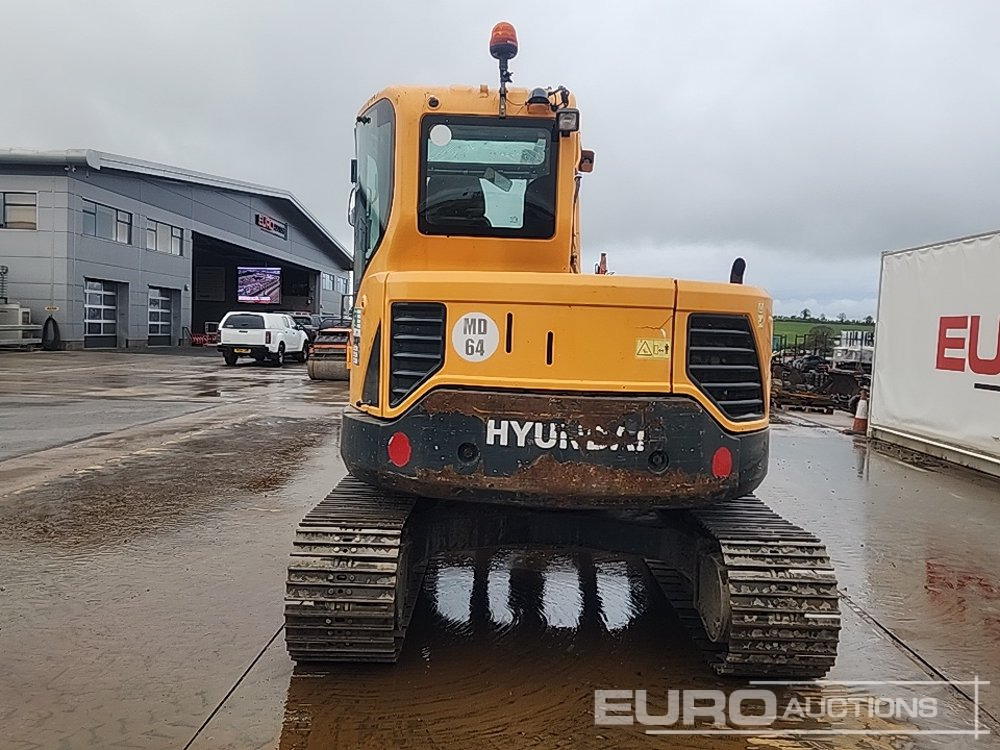 2018 Hyundai R80CR-9A - Miniexcavadora: foto 4 2018 Hyundai R80CR-9A - Miniexcavadora: foto 4