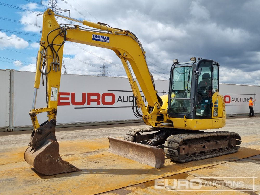 2019 Komatsu PC80MR-5 - Miniexcavadora: foto 1 2019 Komatsu PC80MR-5 - Miniexcavadora: foto 1