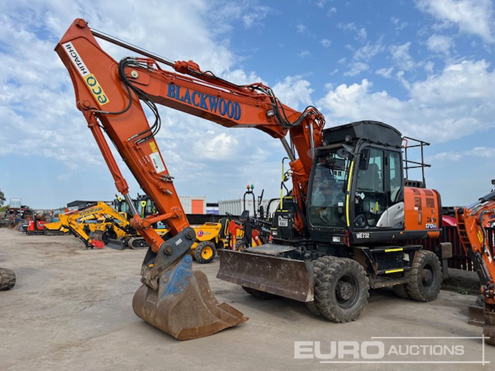 2020 Hitachi ZX170W-6 - Excavadora de ruedas: foto 1 2020 Hitachi ZX170W-6 - Excavadora de ruedas: foto 1