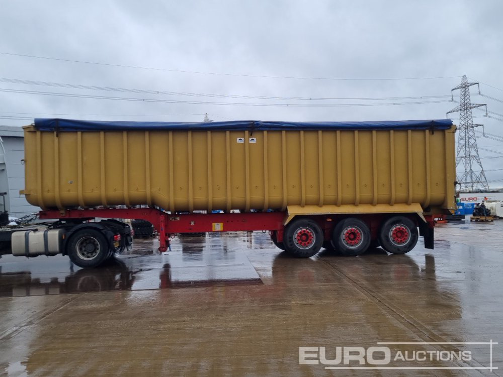 Fruehauf Tri Axle Bulk Tipper Trailer, Easy Sheet - Semirremolque volquete: foto 2 Fruehauf Tri Axle Bulk Tipper Trailer, Easy Sheet - Semirremolque volquete: foto 2