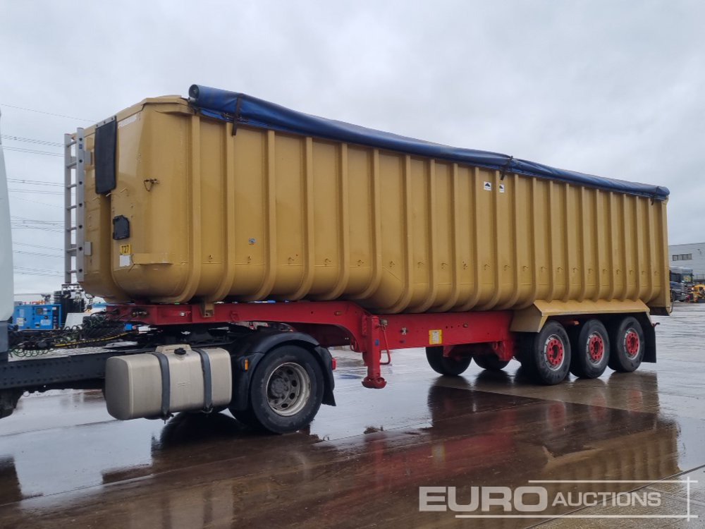 Fruehauf Tri Axle Bulk Tipper Trailer, Easy Sheet - Semirremolque volquete: foto 1 Fruehauf Tri Axle Bulk Tipper Trailer, Easy Sheet - Semirremolque volquete: foto 1