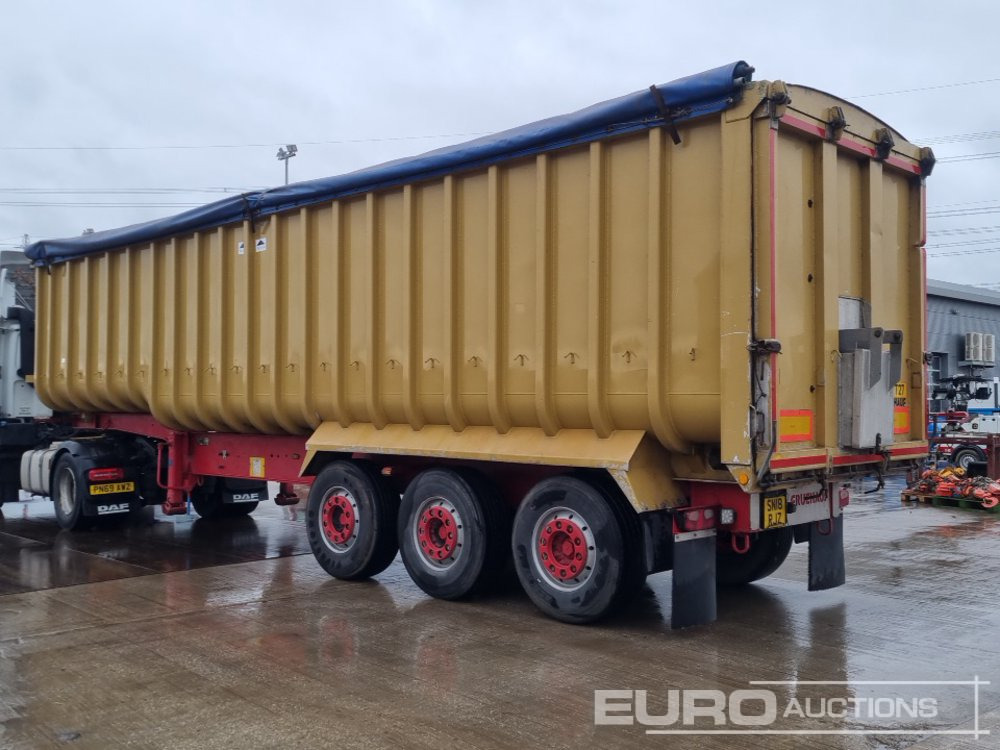 Fruehauf Tri Axle Bulk Tipper Trailer, Easy Sheet - Semirremolque volquete: foto 3 Fruehauf Tri Axle Bulk Tipper Trailer, Easy Sheet - Semirremolque volquete: foto 3
