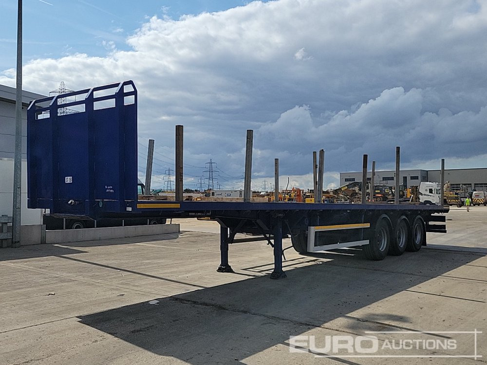 Haldex Tri Axle Flatbed Trailer - Semirremolque plataforma/ Caja abierta: foto 1 Haldex Tri Axle Flatbed Trailer - Semirremolque plataforma/ Caja abierta: foto 1