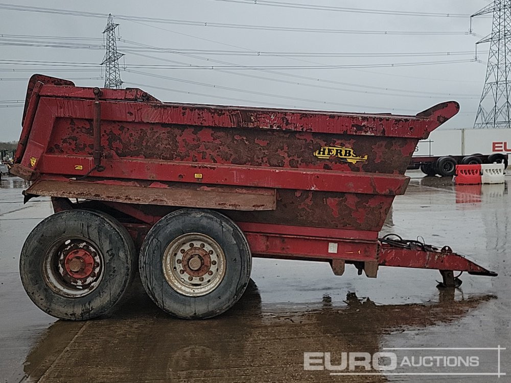 Remolque agrícola Herbst 14ton Twin Axle Sprung Draw Bar Tipping Trailer, Hydraulic Tail Gate: foto 6 Remolque agrícola Herbst 14ton Twin Axle Sprung Draw Bar Tipping Trailer, Hydraulic Tail Gate: foto 6