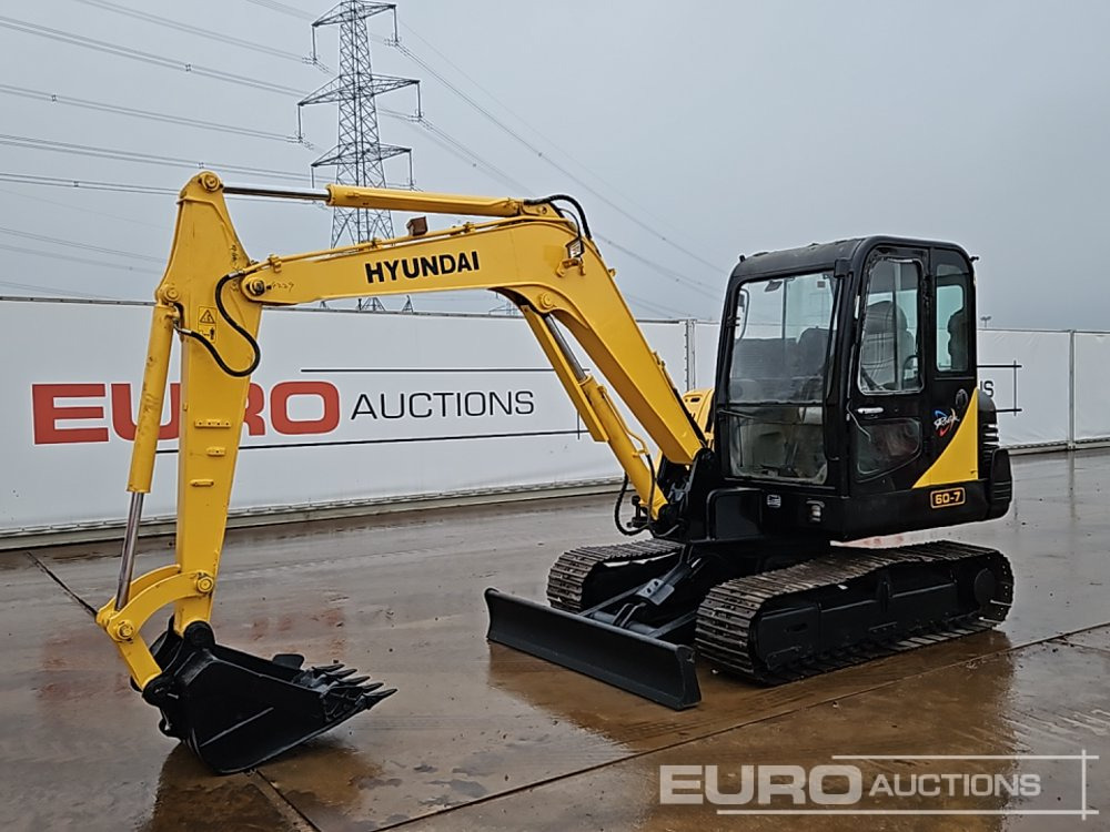 Hyundai R60-7 - Miniexcavadora: foto 1 Hyundai R60-7 - Miniexcavadora: foto 1