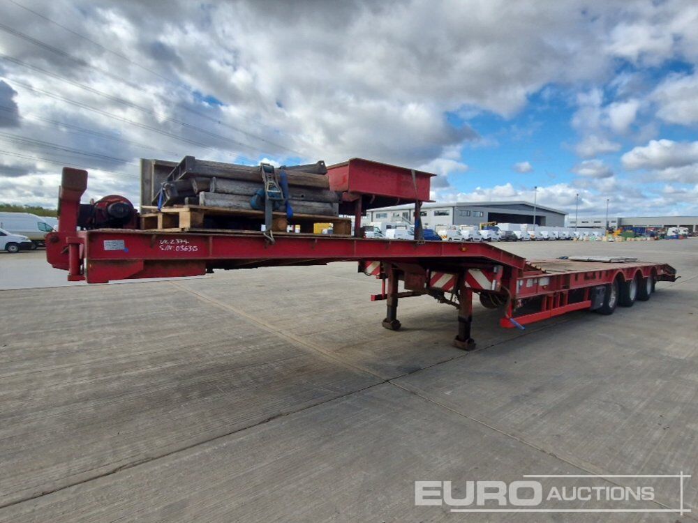 M&G Trailers Ltd, Step Frame Low Loader Tri Axle Rear Steering, 3m Extendable C/w Out Riggers & Alloy Ramps - Remolque góndola rebajadas: foto 1 M&G Trailers Ltd, Step Frame Low Loader Tri Axle Rear Steering, 3m Extendable C/w Out Riggers & Alloy Ramps - Remolque góndola rebajadas: foto 1