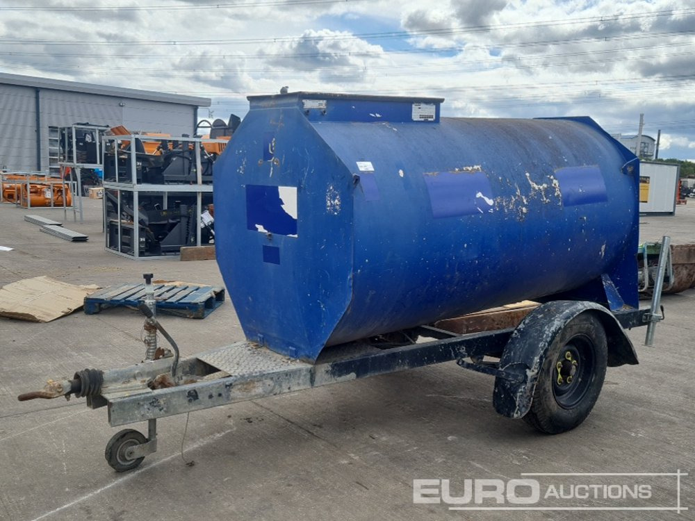 Main 1000 Litre Single Axle Bunded Fuel Bowser, Electric Pump - Tanque de almacenamiento: foto 1 Main 1000 Litre Single Axle Bunded Fuel Bowser, Electric Pump - Tanque de almacenamiento: foto 1