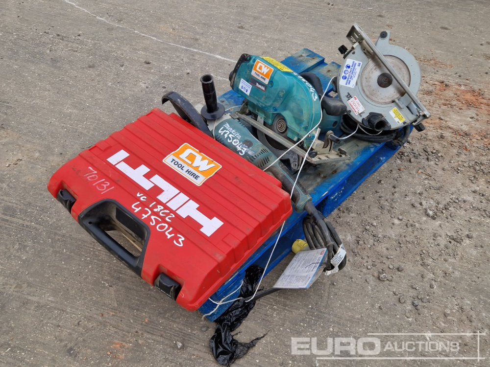 Makkta 110Volt Circular Saw (2 of), Makita GA9020 110Volt Angle Grinder, Hilti TE 300 110Volt Hammer Drill - Equipo de construcción: foto 1 Makkta 110Volt Circular Saw (2 of), Makita GA9020 110Volt Angle Grinder, Hilti TE 300 110Volt Hammer Drill - Equipo de construcción: foto 1
