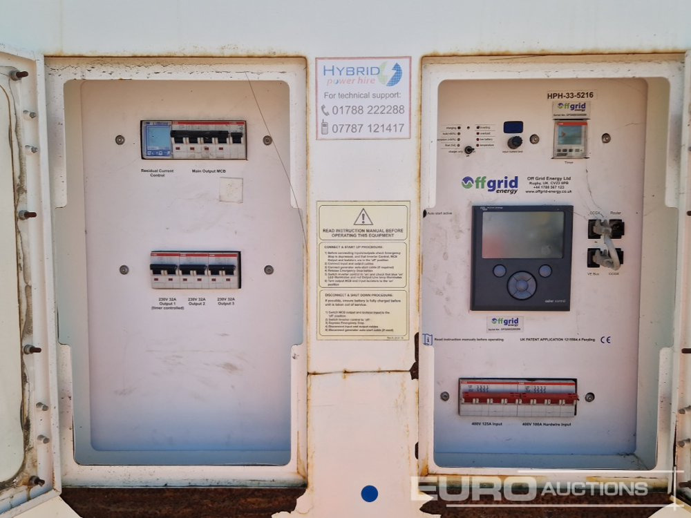 Equipo de construcción Off Grid 400 Volt Battery Bank Canopy (No Batteries) (Spares): foto 13