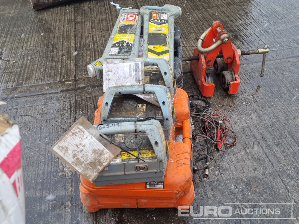 Equipo de construcción Radio Cable Detector (5 of), Bosch 110Volt Grinder, Bohrmaster 110Volt Mag Drill, Spitfire P370 Nail Gun, Paslode IM350+ Battery Nail Gun, Tiger APT-0600 6 Ton Adjustable Trolley: foto 6