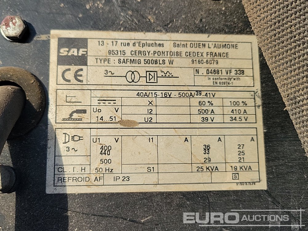 Generador industriale Saf 500BLS: foto 14