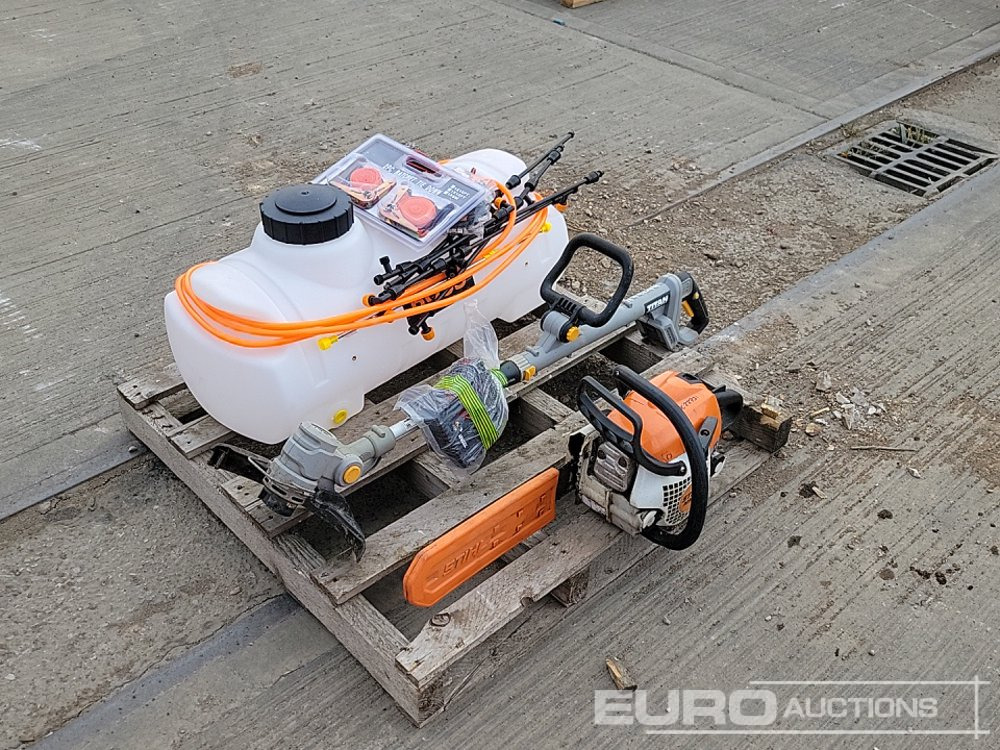 Stihl MS171 Petrol Chainsaw, Boss Sprayer, Titin Battery Strimmer - Equipo de construcción: foto 1 Stihl MS171 Petrol Chainsaw, Boss Sprayer, Titin Battery Strimmer - Equipo de construcción: foto 1