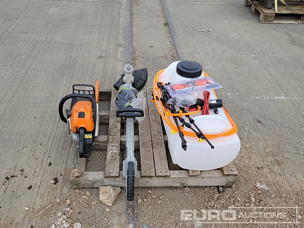 Stihl MS171 Petrol Chainsaw, Boss Sprayer, Titin Battery Strimmer - Equipo de construcción: foto 4 Stihl MS171 Petrol Chainsaw, Boss Sprayer, Titin Battery Strimmer - Equipo de construcción: foto 4